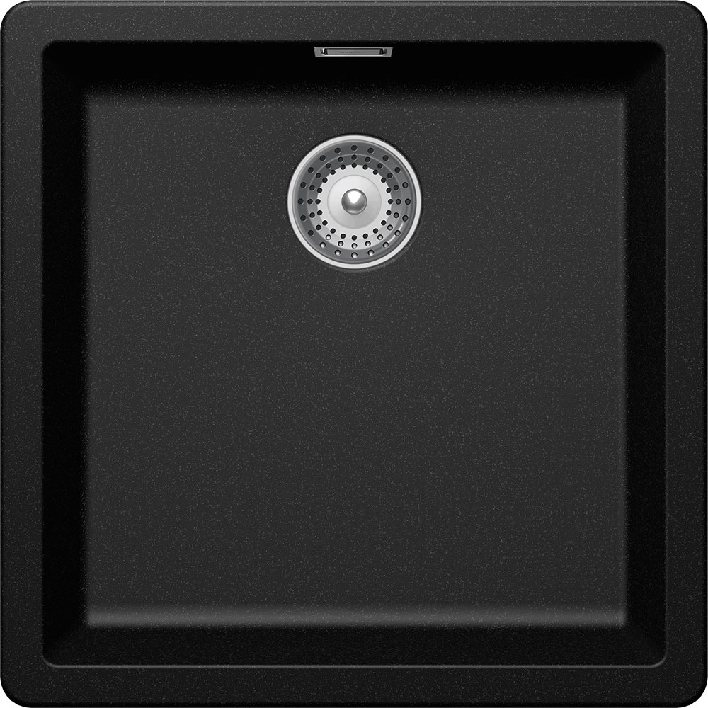 Chiuveta granit Schock Greenwich N-100 Magma, 456 x 456 mm, adancime cuva 200 mm, montare sub blat