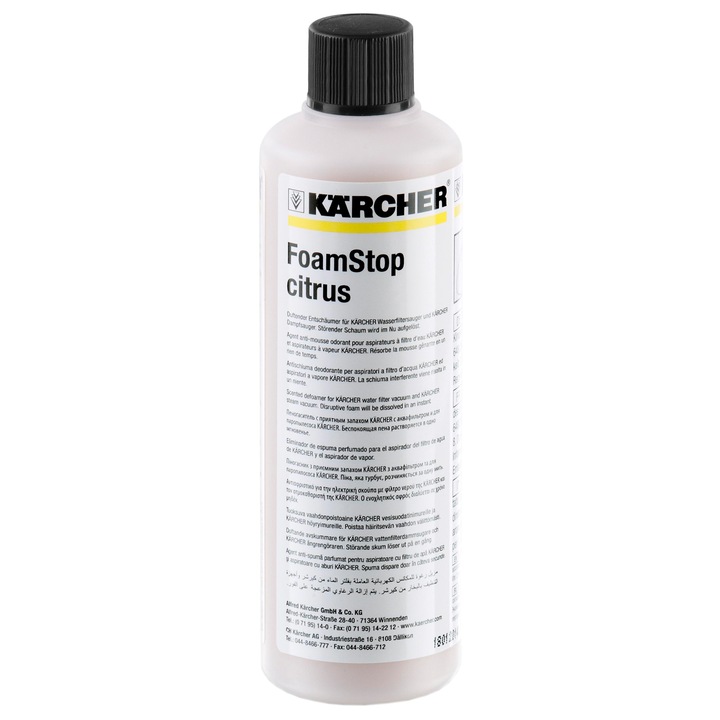 Почистващ препарат Karcher Foam Stop Citrus, 125 мл