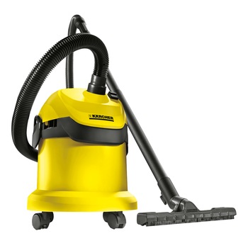 Aspirator umed–uscat Karcher WD 2, 1000 W, 12 L, duza 2 in 1, filtru tip cartus, sac de hartie, Galben Aspirator umed–uscat Karcher WD 2, 1000 W, 12 L, duza 2 in 1, filtru tip cartus, sac de hartie, Galben