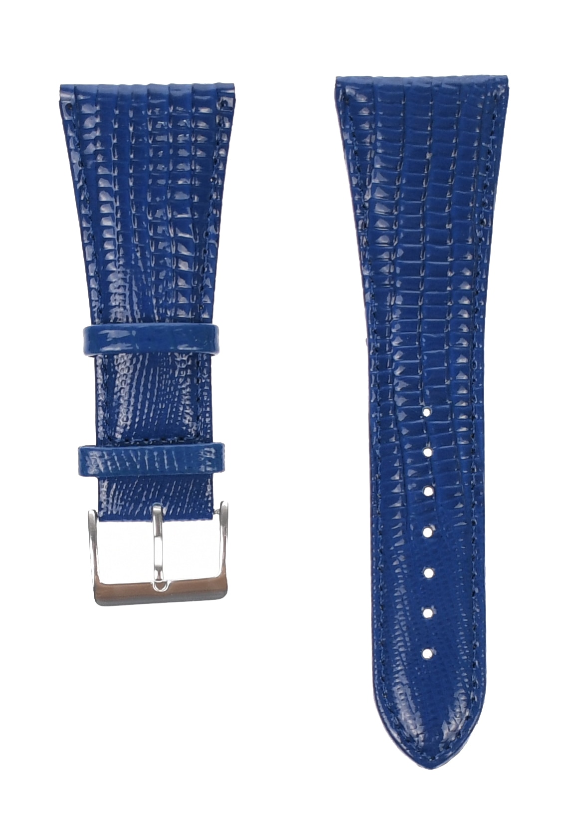 Curea de ceas din piele, Matteo Ferari, 20 mm x 18 cm, crocodil, bleumarin - 60730X28BCROCO