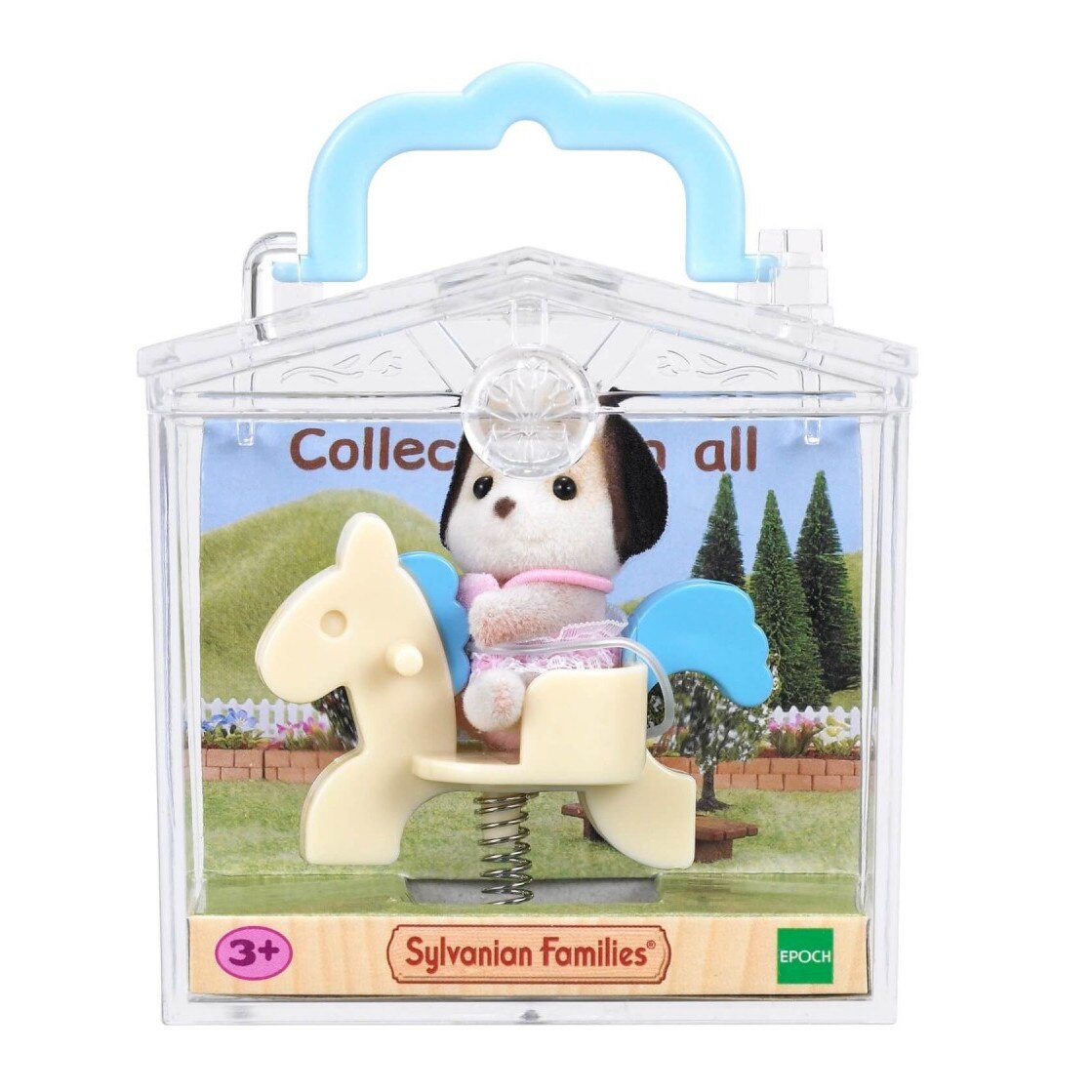 Figurina Sylvanian Families 4191R1 - Catelus pe ponei pe arc