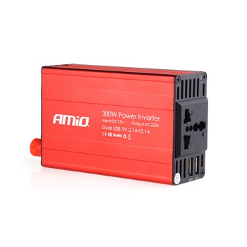 Invertor unda sinusoidala modificata, 12V / 230V 300W / 600W 2xUSB PI04 Invertor unda sinusoidala modificata, 12V / 230V 300W / 600W 2xUSB PI04