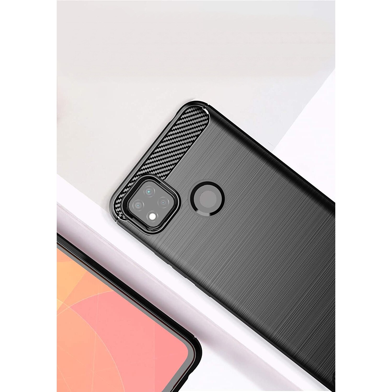 Anti Shock гръб Carbon за Xiaomi Redmi 9c Черен Emagbg 8223