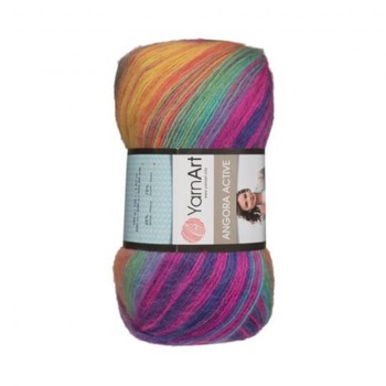 Fir Textil YarnArt Angora Active 850, pentru crosetat si tricotat, acril, multicolor, 500 m Fir Textil YarnArt Angora Active 850, pentru crosetat si tricotat, acril, multicolor, 500 m