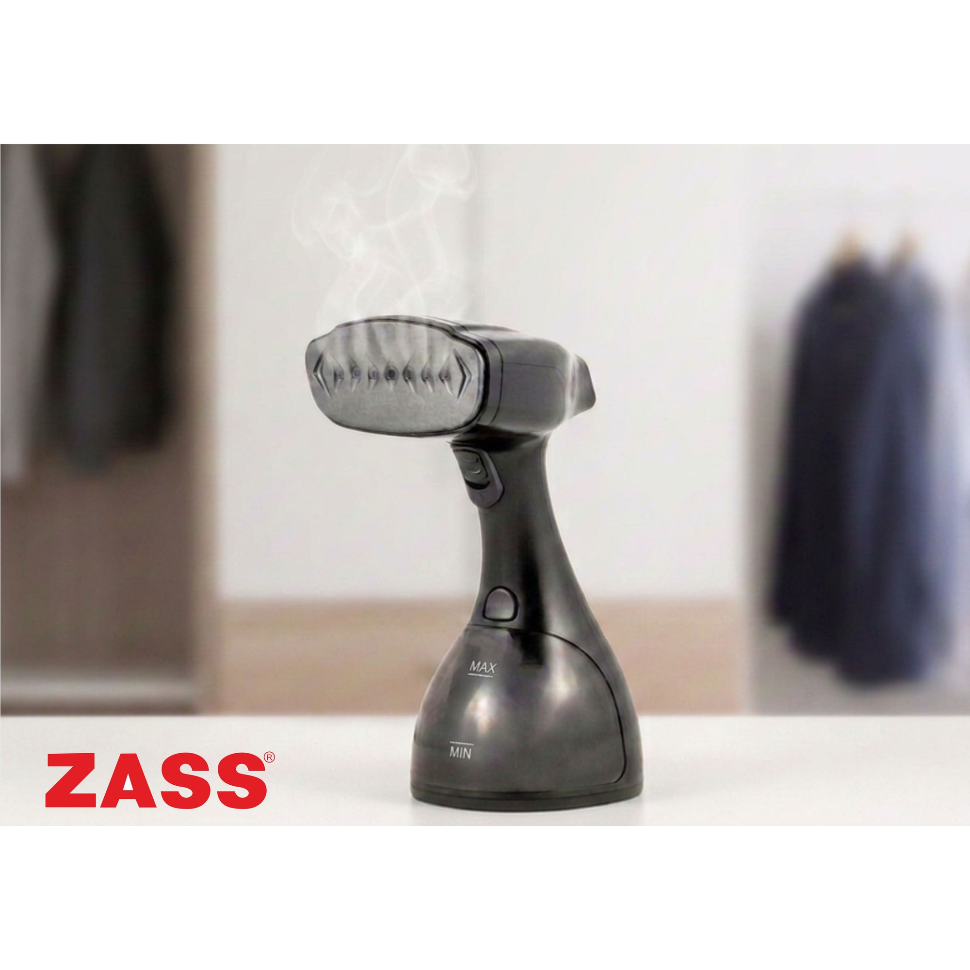 Aparat de calcat vertical portabil Zass ZGS 04, putere mare de