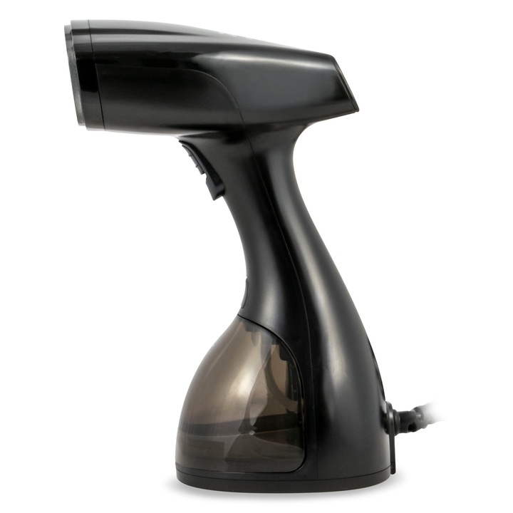 Aparat de calcat vertical portabil Zass ZGS 04, putere mare de 1500W, debit de abur 30 g/min, vaporizator rapid in 30s cu incalzitor de aluminiu, panou de control cu comutator tactil