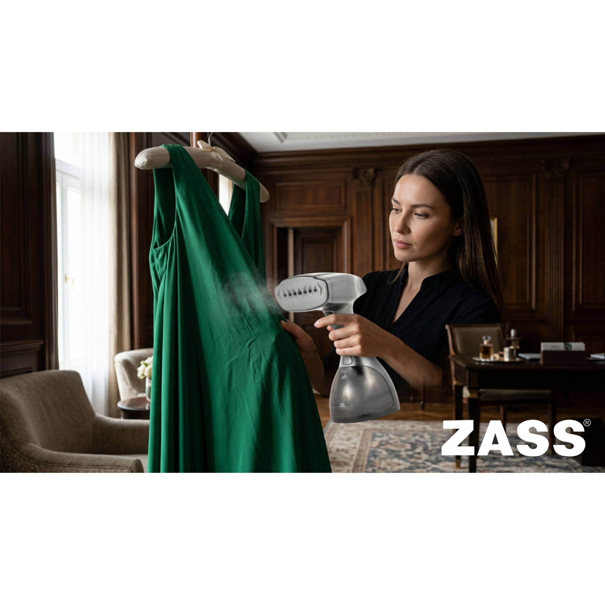 Aparat de calcat vertical portabil Zass ZGS 04, putere mare de