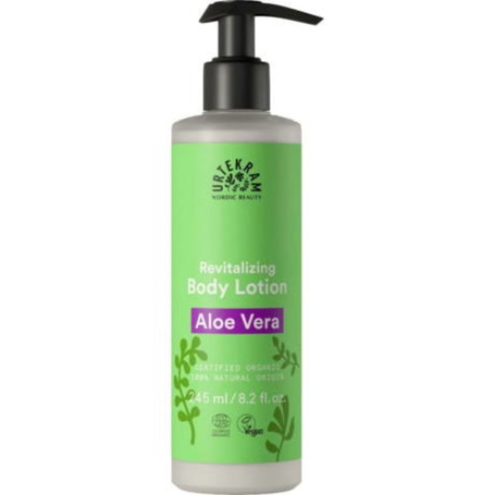 Urtekram, Testápoló aloe verás 245 ml, BIO