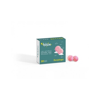 Set dopuri de urechi pentru somn Natural Wax Blox Earplugs, Ceara naturala, Forma rotunda, Roz, 10 perechi Set dopuri de urechi pentru somn Natural Wax Blox Earplugs, Ceara naturala, Forma rotunda, Roz, 10 perechi
