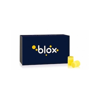 Set dopuri de urechi pentru somn EcoPack Blox Earplugs, Spuma cilindrica, Universale, Galben, 20 de perechi Set dopuri de urechi pentru somn EcoPack Blox Earplugs, Spuma cilindrica, Universale, Galben, 20 de perechi