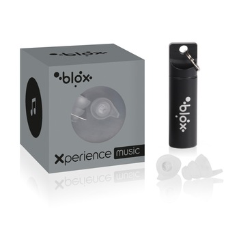 Dopuri de urechi pentru muzicieni Xperience Music Blox Earplugs, Reutilizabile si lavabile, Filtru acustic, Transparente, 1 pereche Dopuri de urechi pentru muzicieni Xperience Music Blox Earplugs, Reutilizabile si lavabile, Filtru acustic, Transparente, 1 pereche