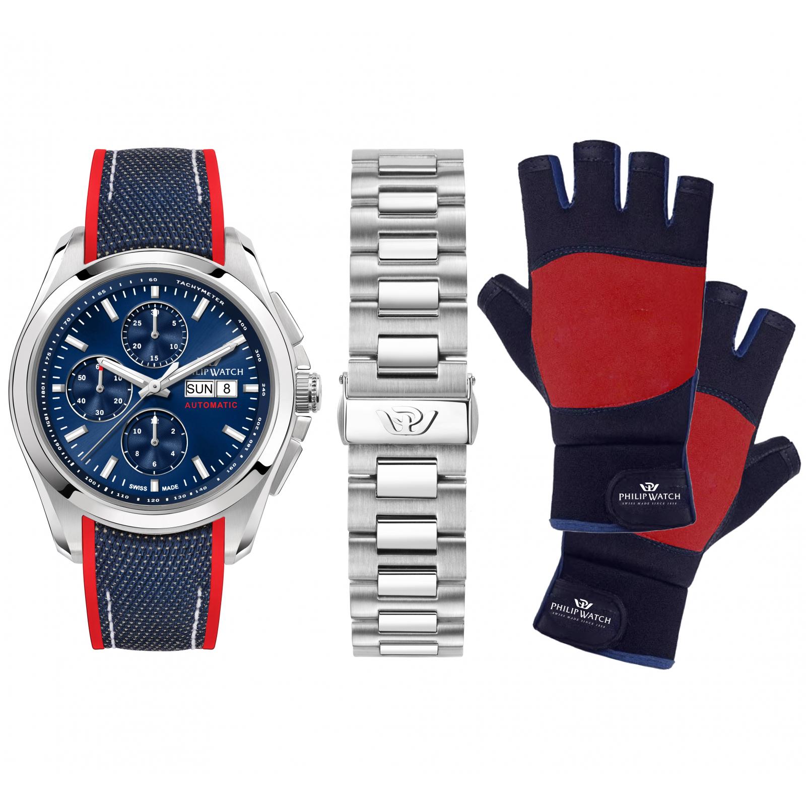 Ceas barbatesc Philip Watch R8223218001 Automatic Argintiu