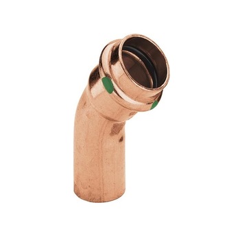 Cot cupru 15 mm , 45 grade , Interior - Exterior , Presare Cot cupru 15 mm , 45 grade , Interior - Exterior , Presare