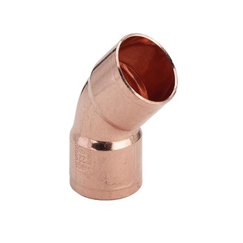 Cot cupru 35 mm , 45 grade , Interior - Interior , Imbinare prin sudura Cot cupru 35 mm , 45 grade , Interior - Interior , Imbinare prin sudura