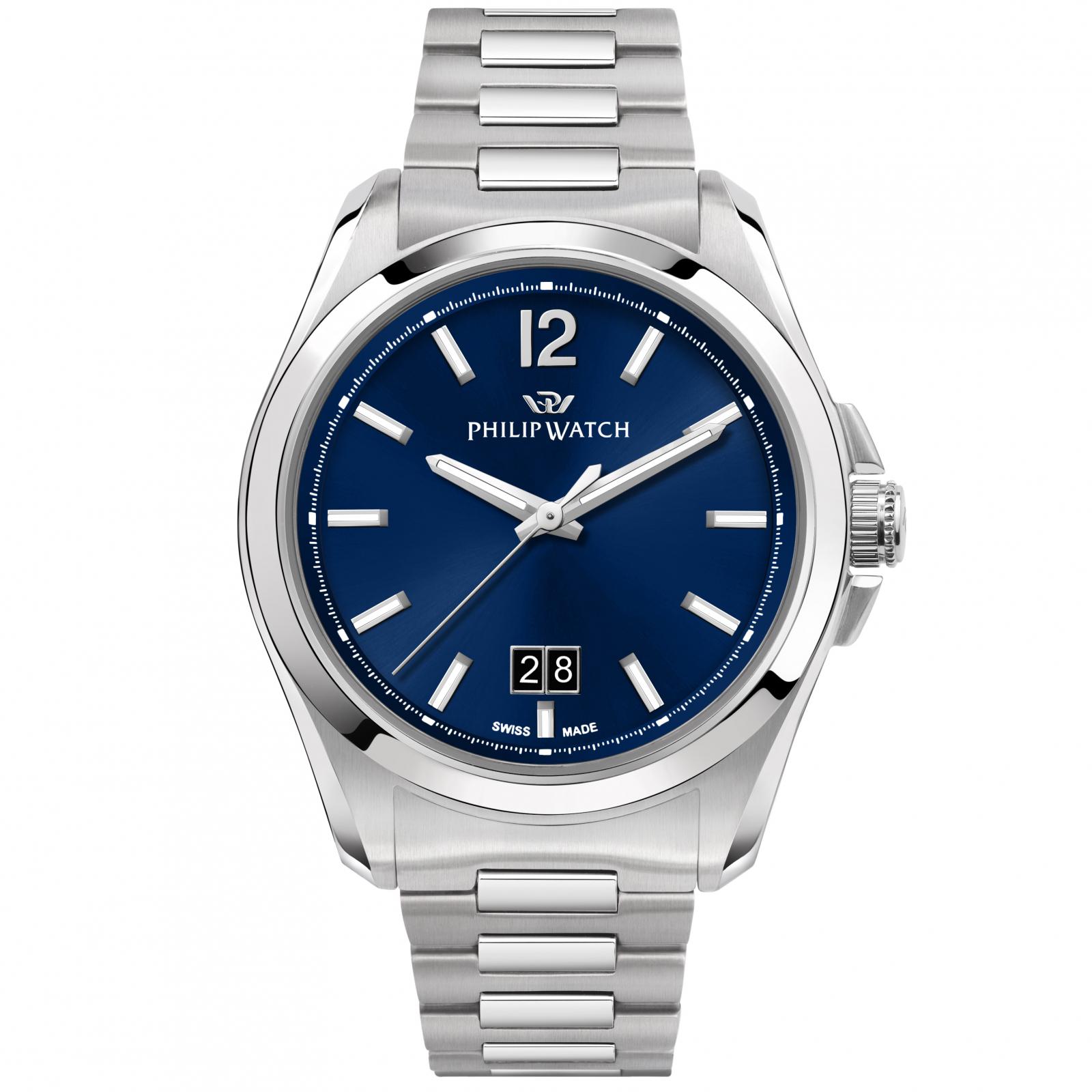 Ceas barbatesc Philip Watch R8253218002 Quartz Argintiu