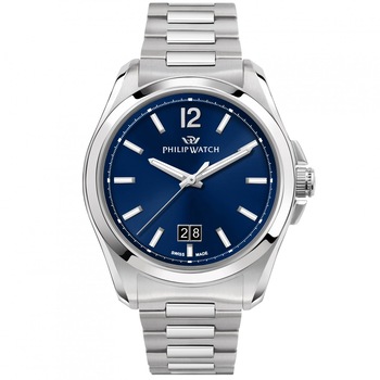 Ceas barbatesc Philip Watch R8253218002 Quartz Argintiu Ceas barbatesc Philip Watch R8253218002 Quartz Argintiu
