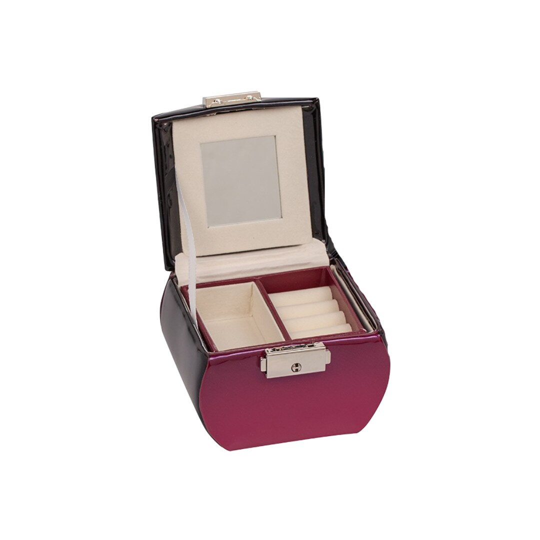 Cutie de bijuterii cu maner, Rossi, 12x9x9cm