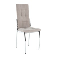 scaun bucatarie cadru metalic  stofa maro-bej42x505x 99 cm bortis impex imagen 7_0_
0