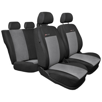 Set huse scaune auto, Elegance Extra, Gri P2, 9 piese Set huse scaune auto, Elegance Extra, Gri P2, 9 piese