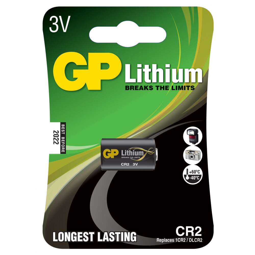 Baterie litiu foto GP CR-2 3V