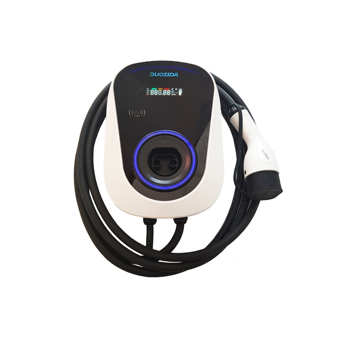 Зарядна станция за електрически автомобили, 7.2kW, 230V, 32A, Wi-Fi, RFID, тип 2