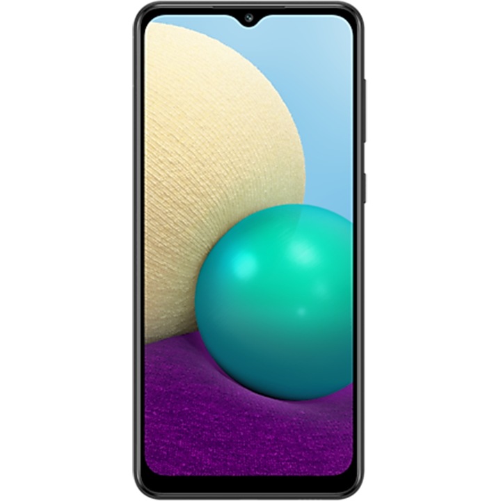 Telefon mobil Samsung Galaxy A02 (2021), Dual Sim, 32GB, 3GB RAM, Black