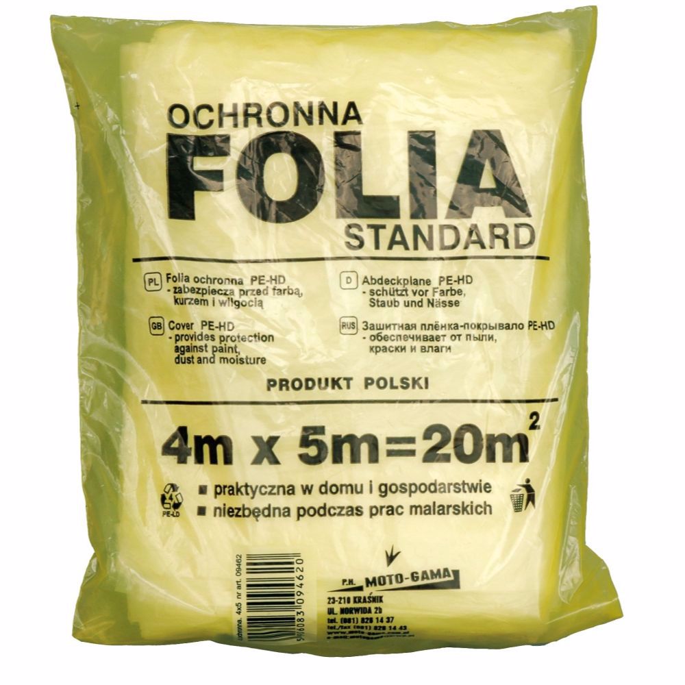 Покривен найлон Vorel, HDPE, 4 х 5 м, t=5 μm, Бял - eMAG.bg