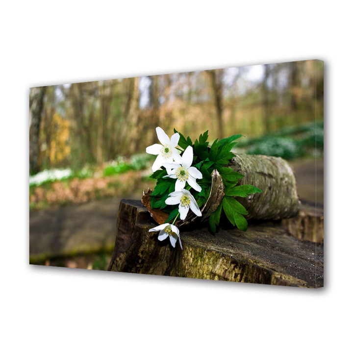 Tablou Canvas Flori de padure, 20 x 30 cm