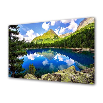 Tablou Canvas Lac montan, 20 x 30 cm Tablou Canvas Lac montan, 20 x 30 cm