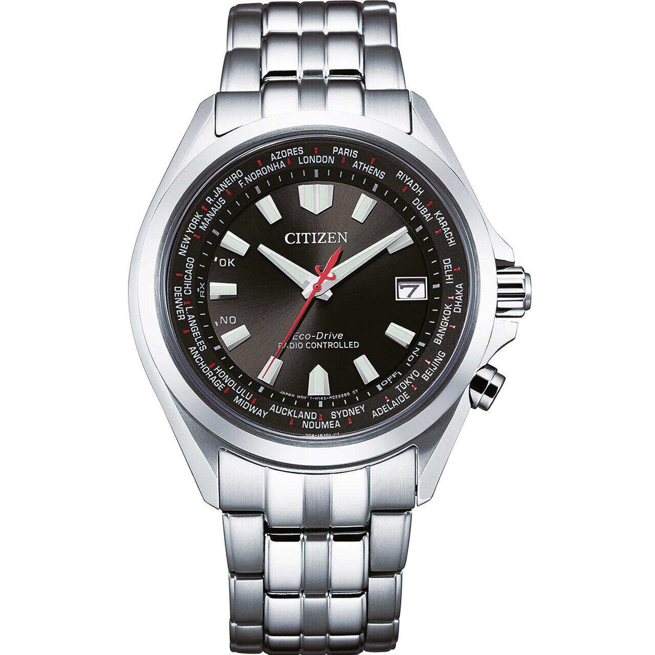 Ceas barbatesc Citizen CB0220-85E, Quartz, 42mm, 10ATM, Argintiu