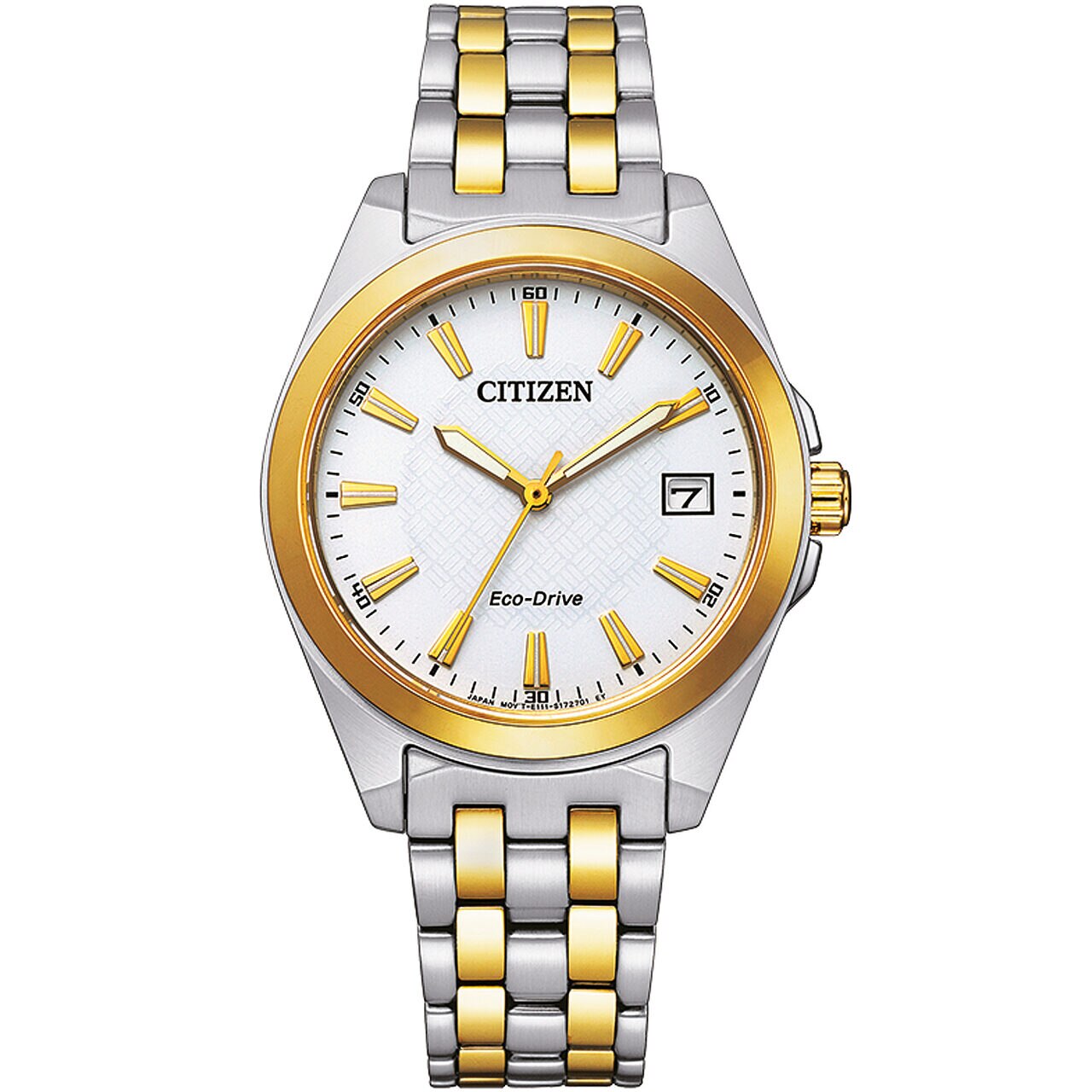 Ceas de dama Citizen EO1214-82A, Quartz, 36mm, 10ATM, Argintiu