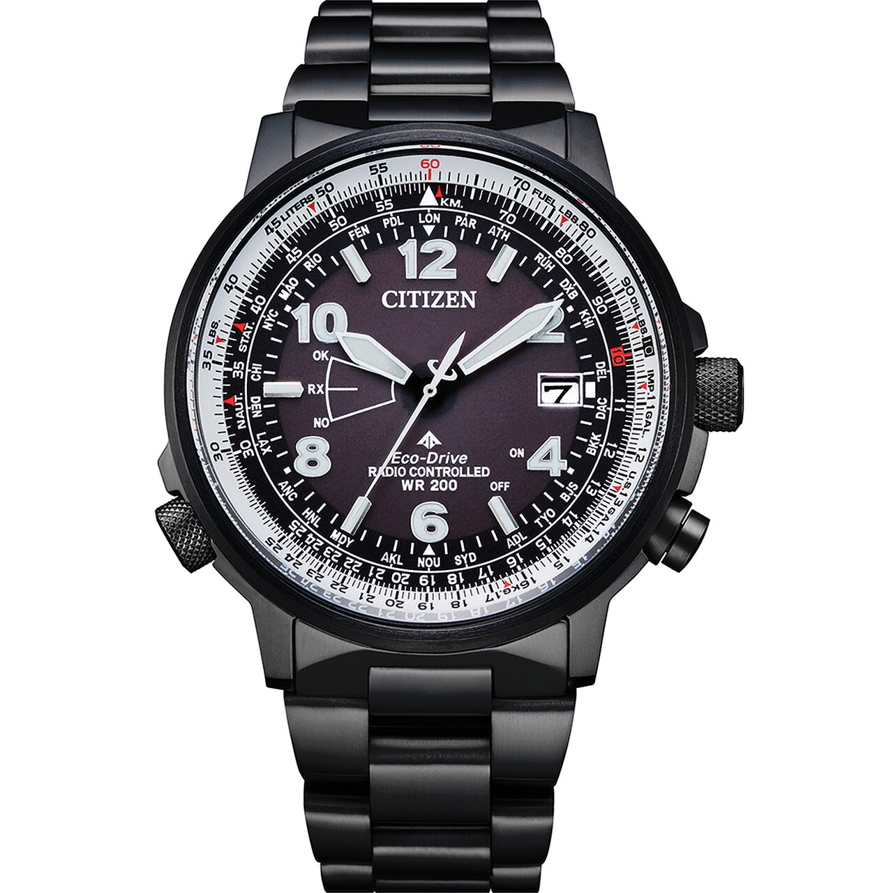 Ceas barbatesc Citizen CB0245-84E, Quartz, 44mm, 10ATM, Negru