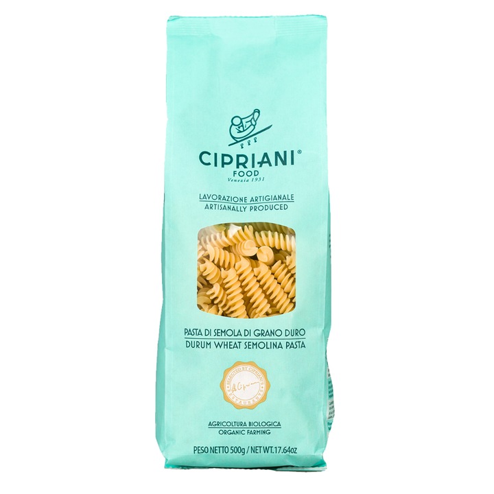 Organic Fusilli Cipriani Food 500 g