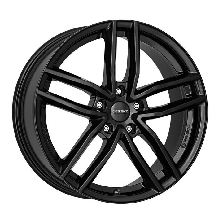 Janta aliaj Citroen, Ford, Jaguar, Land Rover, Opel, Peugeot, Renault, Toyota, Volvo DEZENT TR Black 7.50x18 5x108mm ET 48mm Gaura centrala 70.1mm