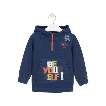 Hanorac baieti, Losan, Denim, Albastru Denim, 6 ani Hanorac baieti, Losan, Denim, Albastru Denim, 6 ani