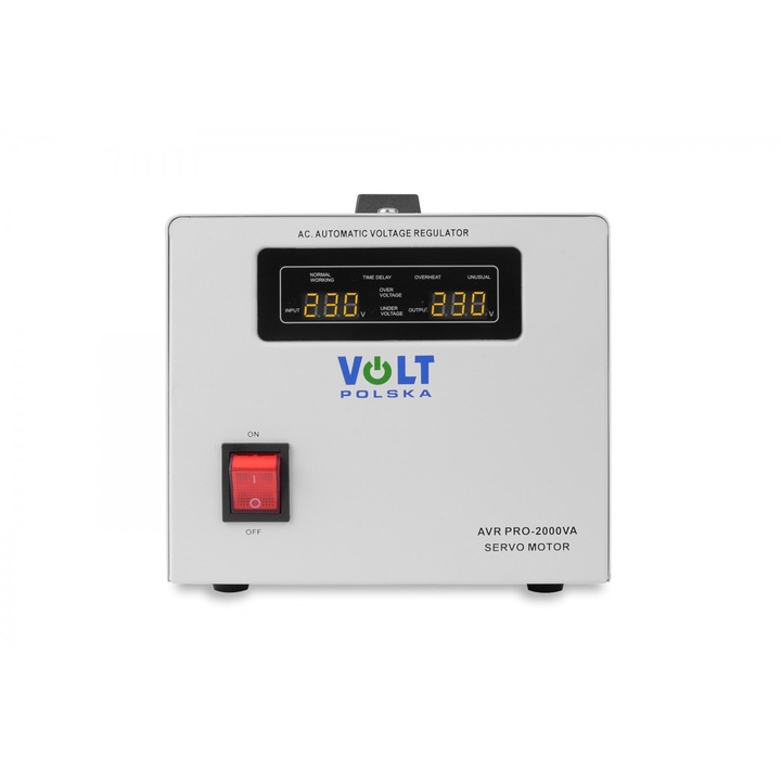 Szervomotoros Feszültségstabilizátor AVR PRO 2000VA 3% - os pontossággal