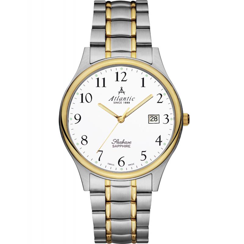 Ceas barbatesc Atlantic 60347.43.13 Quartz Argintiu, Auriu