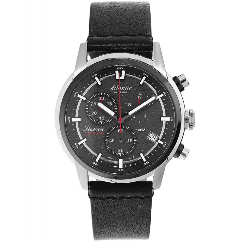 Ceas barbatesc Atlantic 87461.42.41 Quartz Argintiu
