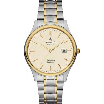 Ceas barbatesc Atlantic 60347.43.91 Quartz Argintiu, Auriu Ceas barbatesc Atlantic 60347.43.91 Quartz Argintiu, Auriu