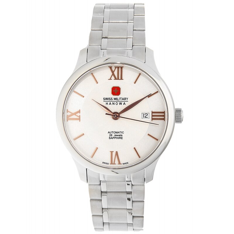 Ceas barbatesc Swiss Military 05-5299.04.001.09 Automatic Argintiu