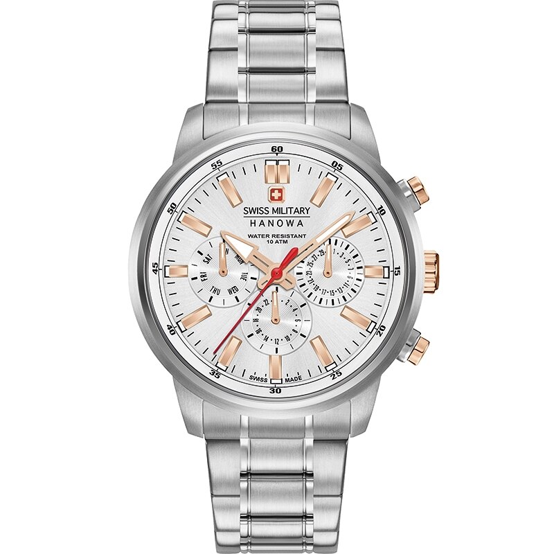 Ceas barbatesc Swiss Military 06-5285.04.001 Quartz Argintiu