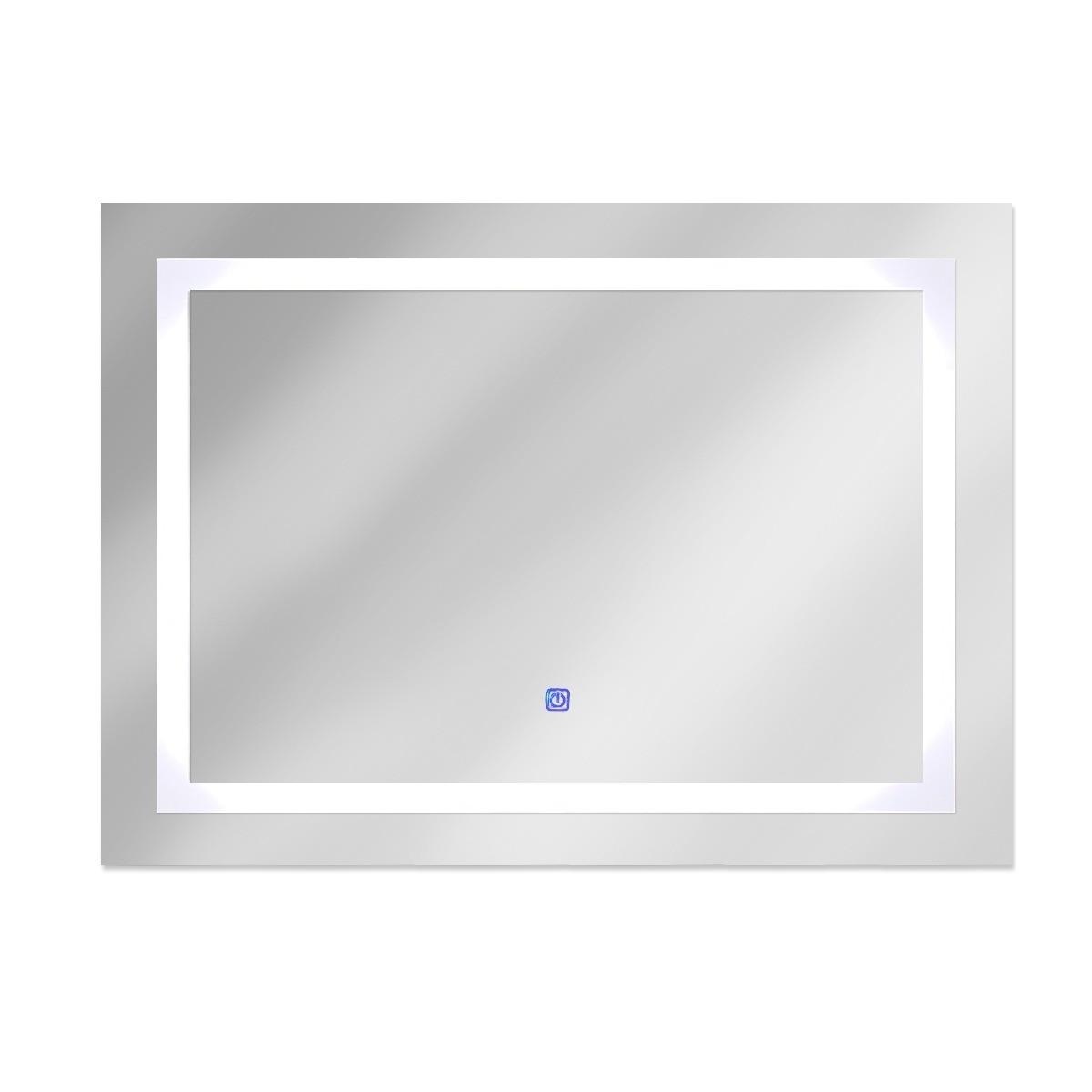 Oglinda baie cu iluminare LED si buton touch,800x600x30 mm