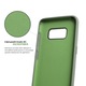 Husa de protectie Apple iPhone 12 Pro, Unicorn, silicon, cu interiorul din material textil, protectie camera, Beryl, PGR522