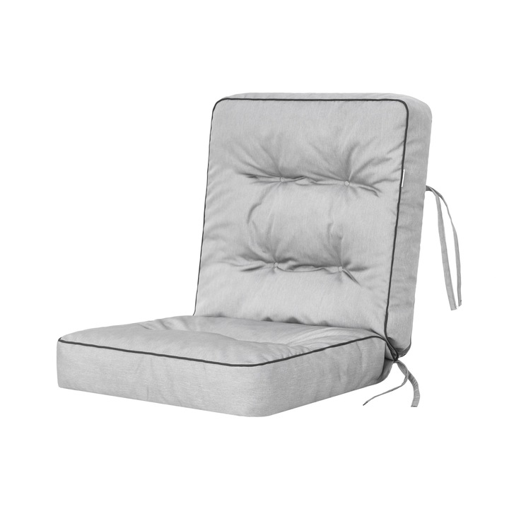 Декоративна възглавница, Сив, 60х110х10см