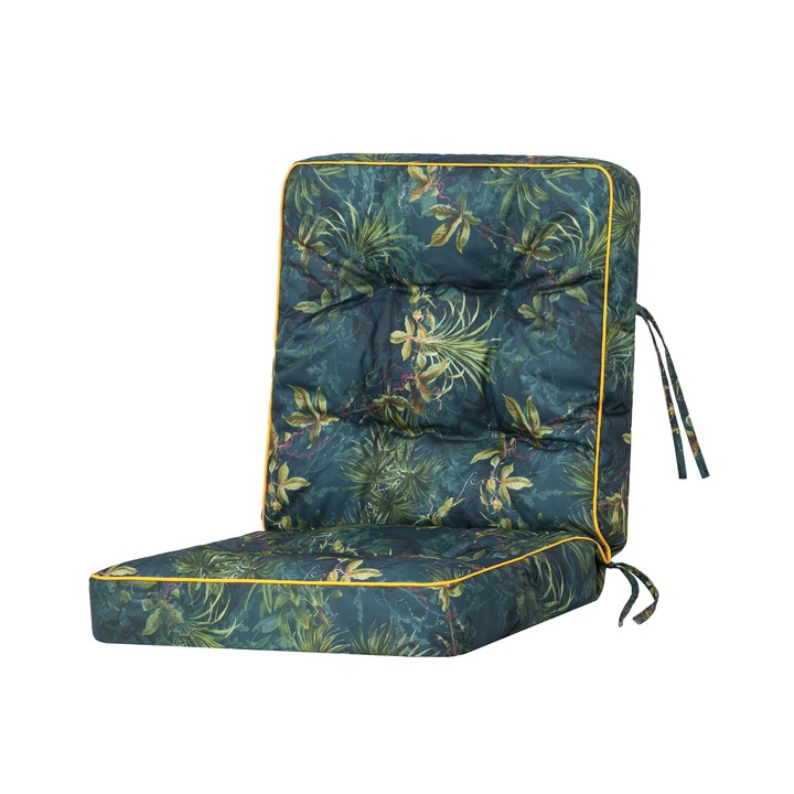 Градинска възглавница "Venus" Оксфорд зелена трева 50х110х10 см