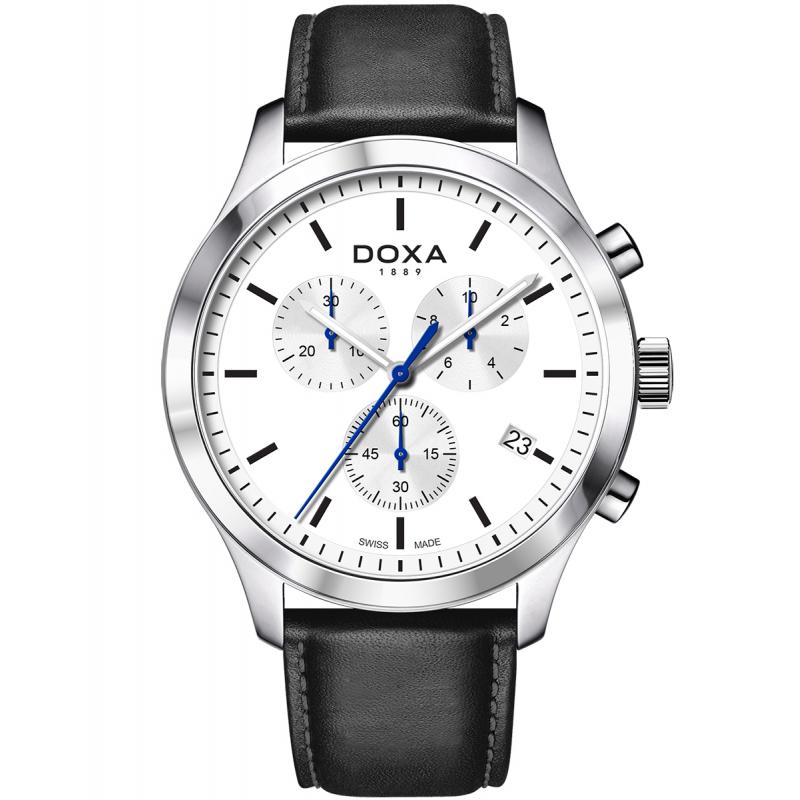 Ceas barbatesc Doxa 165.10.015.01 Quartz Argintiu