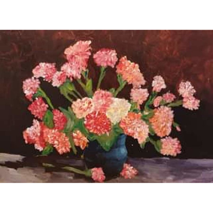Tablou, Anca Nistoroiu, pictura feng shui care curata caile energetice prin care ne imbolnavim cu usurinta , 50X70 cm