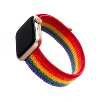 Curea din material textil, Fixed, Nailon, Circumferinta 14,5-22 cm, 38/40 mm, Multicolor Curea din material textil, Fixed, Nailon, Circumferinta 14,5-22 cm, 38/40 mm, Multicolor