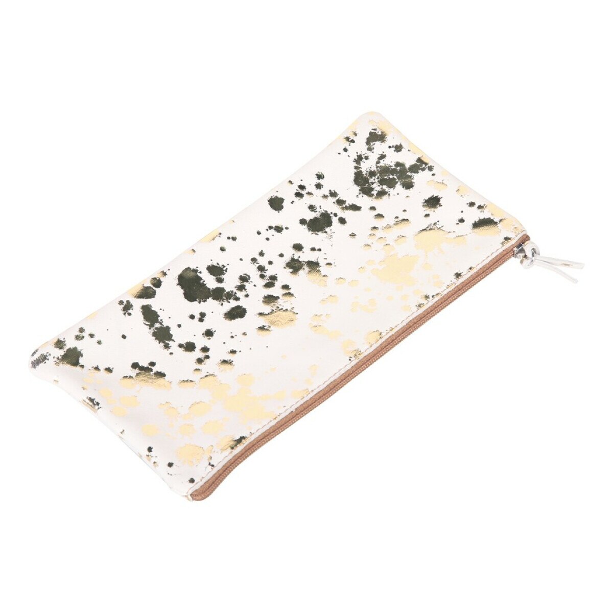 Penar plat din piele Cosmicuir, Clairefontaine Silver