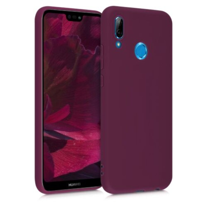 Кейс за Huawei P20 Lite, Силиконов, Лилав, 44358.187